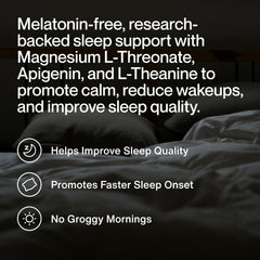 Momentous Nightly Sleep Pack L-theanine capsules promote calm nighttime relaxation