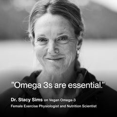 Momentous Vegan Omega-3 daily-use routine for heart, brain, joints.