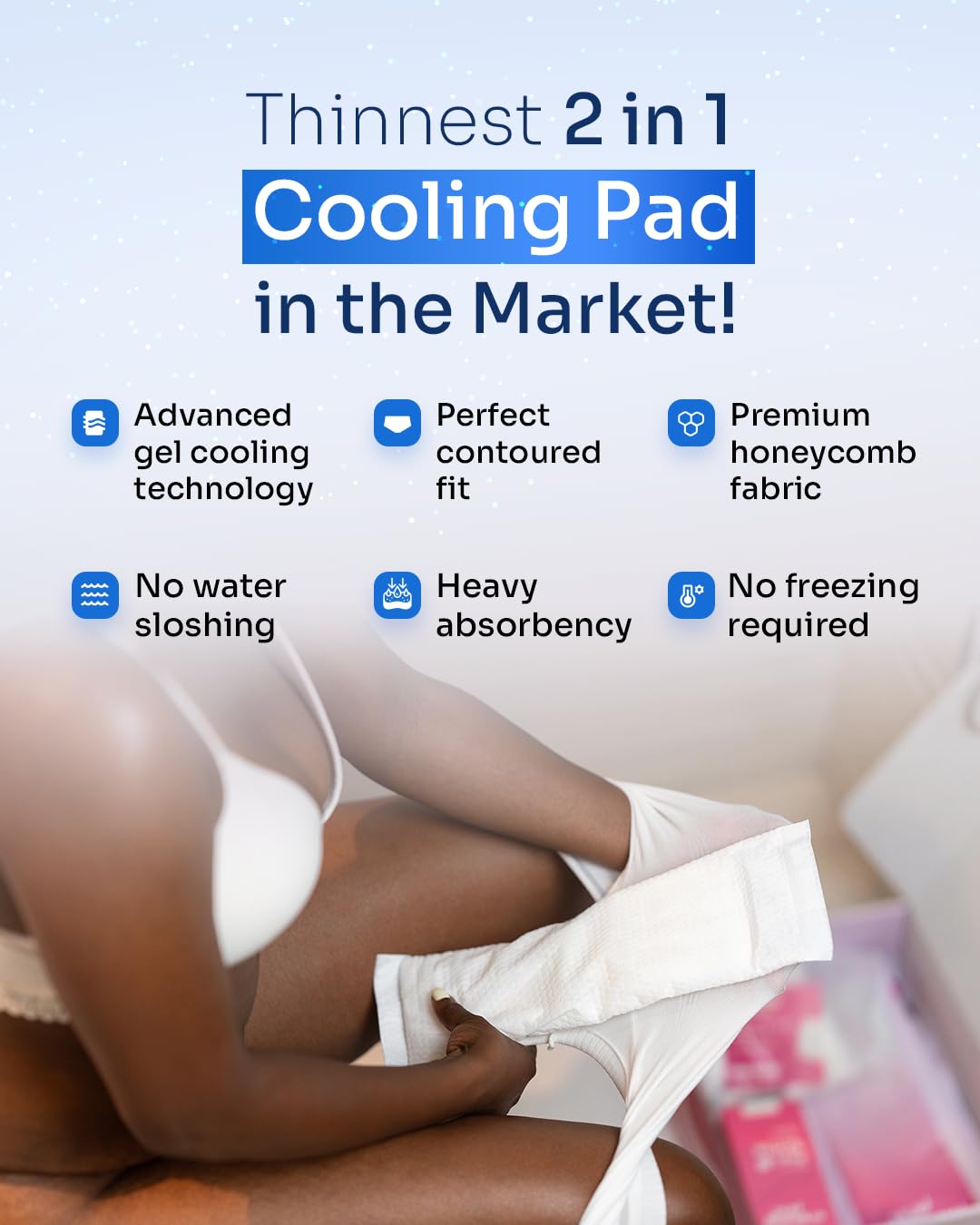 Mommy First witch hazel liners provide protective cooling during healing.