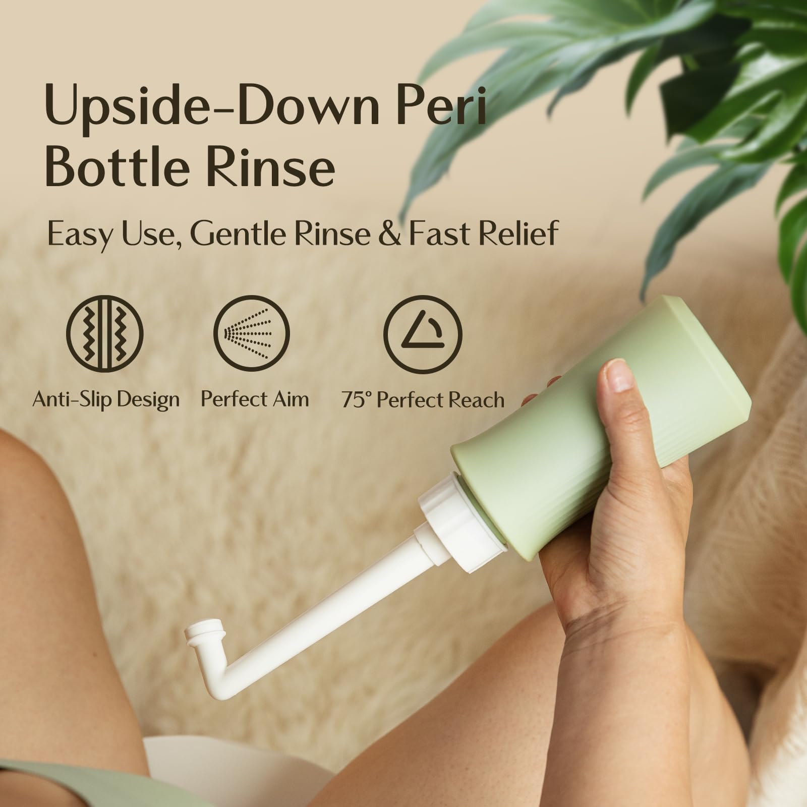 Mommyard alcohol-free soothing foam for gentle, burn-free refreshment during recovery.