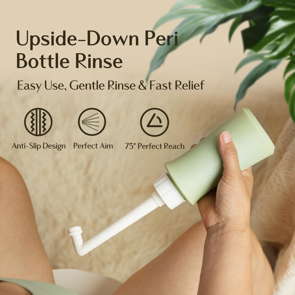 Mommyard alcohol-free soothing foam for gentle, burn-free refreshment during recovery.