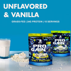 MO4T ProGainz baking-friendly powder for protein-rich snacks and meals.