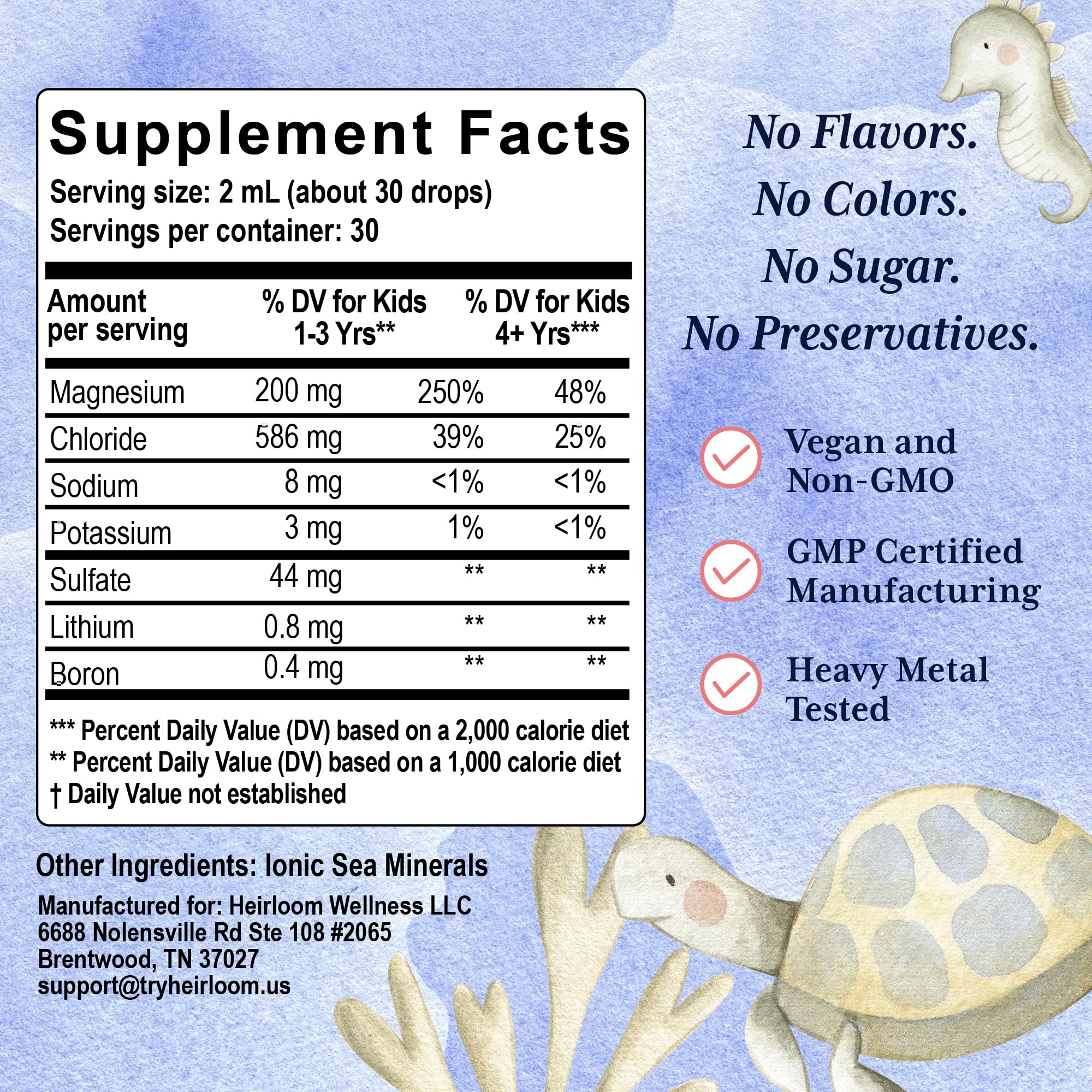 Moms-owned small business trace minerals shot conveys care and family nutrition