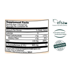 MOMSTAMIN 2'-FL HMO powder blended into yogurt or smoothie for versatile use.