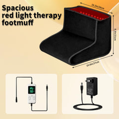Monaggio 320 dual-wavelength LEDs deliver deeper penetration for thorough foot therapy.