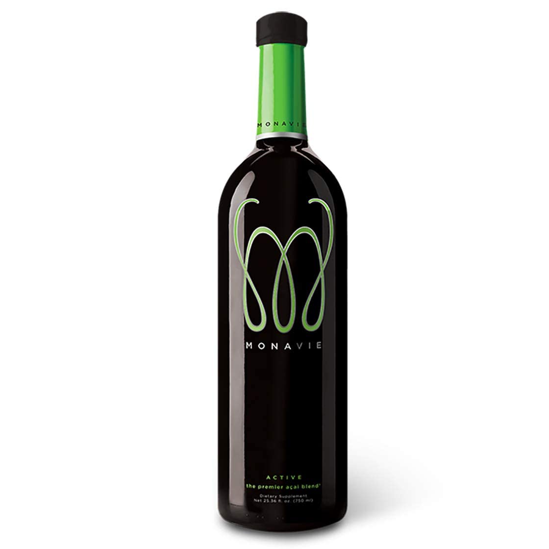 Monavie Active pour into a glass highlights easy daily intake and refreshing taste.