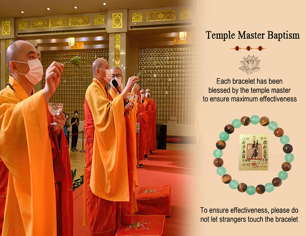 Money Feng Shui Bracelet green aventurine beads attract abundance and opportunities.