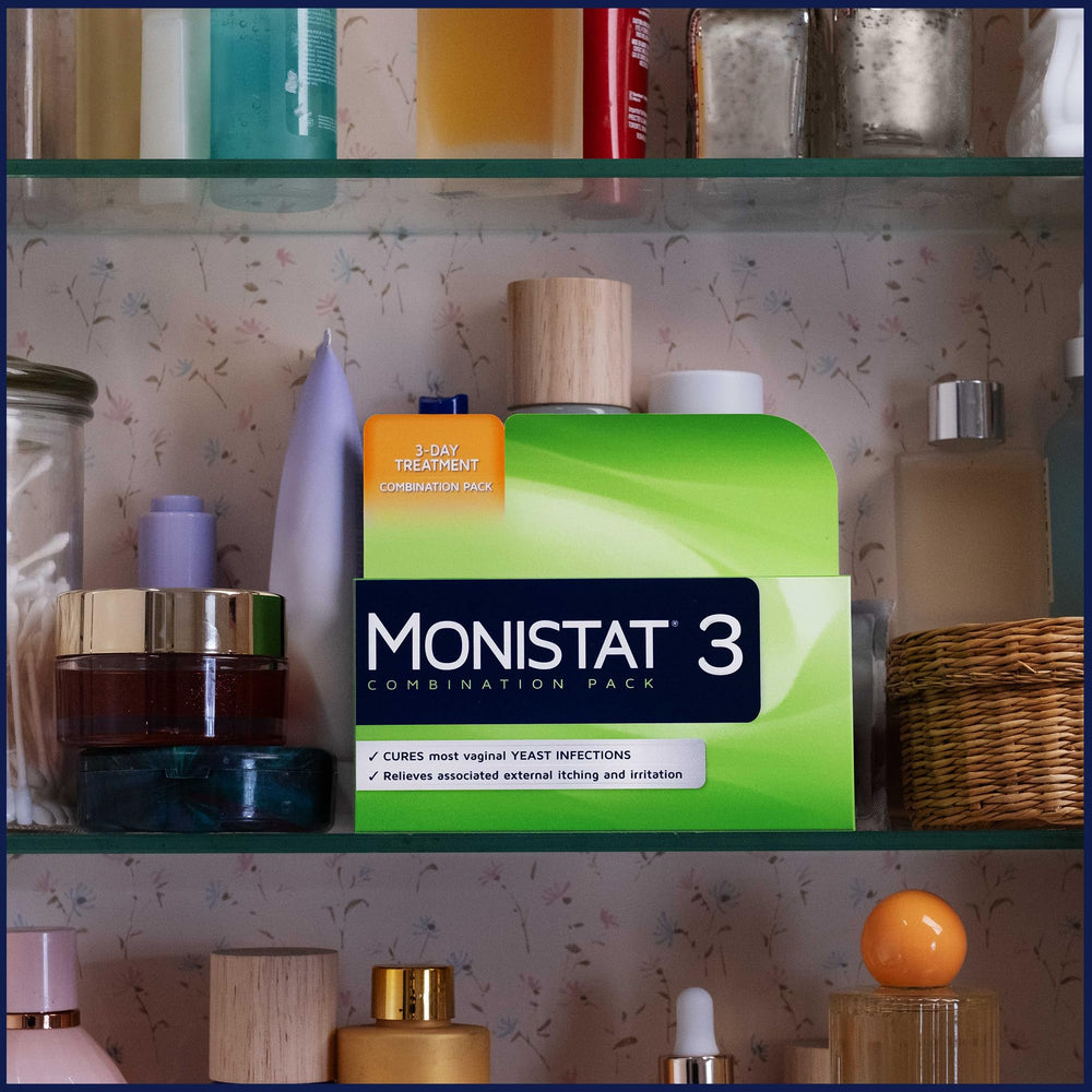 Monistat vaginal cream tube for targeted relief at the source.