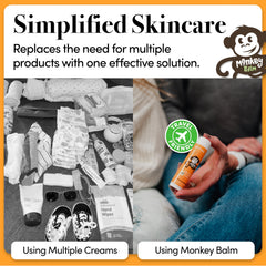Kid-friendly Monkey Balm used at bedtime for a gentle routine.