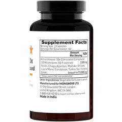 MONOHERB Active Hexose capsules close-up, showing additive-free, plant-based capsules for easy use.