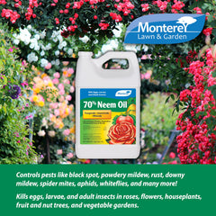 Dilution and mixing of Monterey Neem Oil in a spray solution