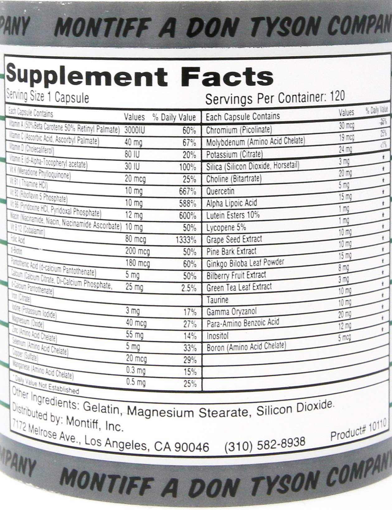 Montiff Vita-Minz Plus capsules poured, easy to add to your morning routine.