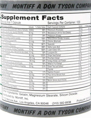 Montiff Vita-Minz Plus capsules poured, easy to add to your morning routine.