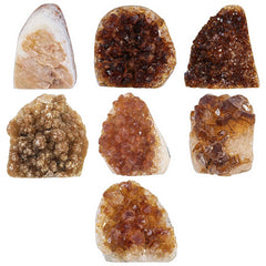 Mookaitedecor crystal formation close-up reveals detailed yellow facets.