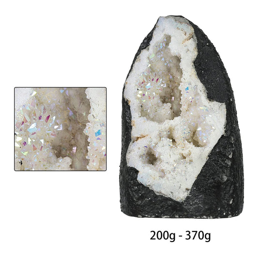 Mookaitedecor iridescent edge quartz cluster brightens home decor ambiance