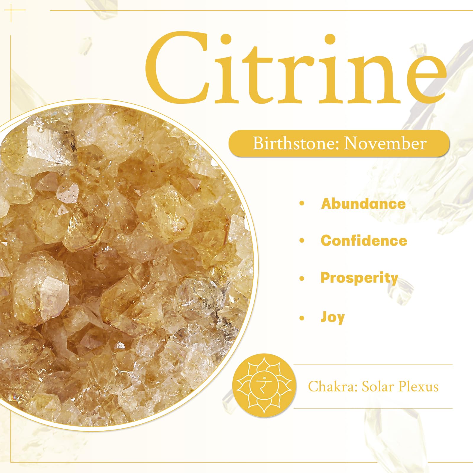 Mookaitedecor natural citrine geode exterior texture showing vibrant patterns.
