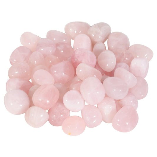 mookaitedecor rose quartz polished stones 1lb for DIY jewelry and decorative displays