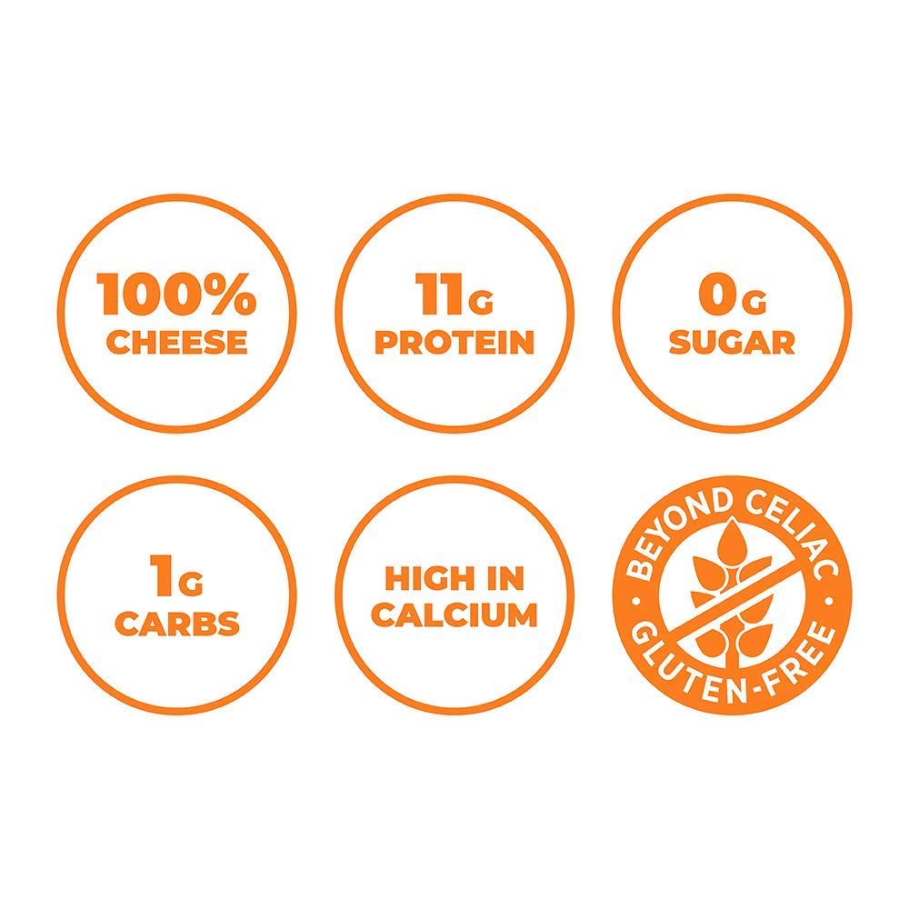 Moon Cheese Cheddar Believe It nutrition-packed bites—calcium and protein boost.