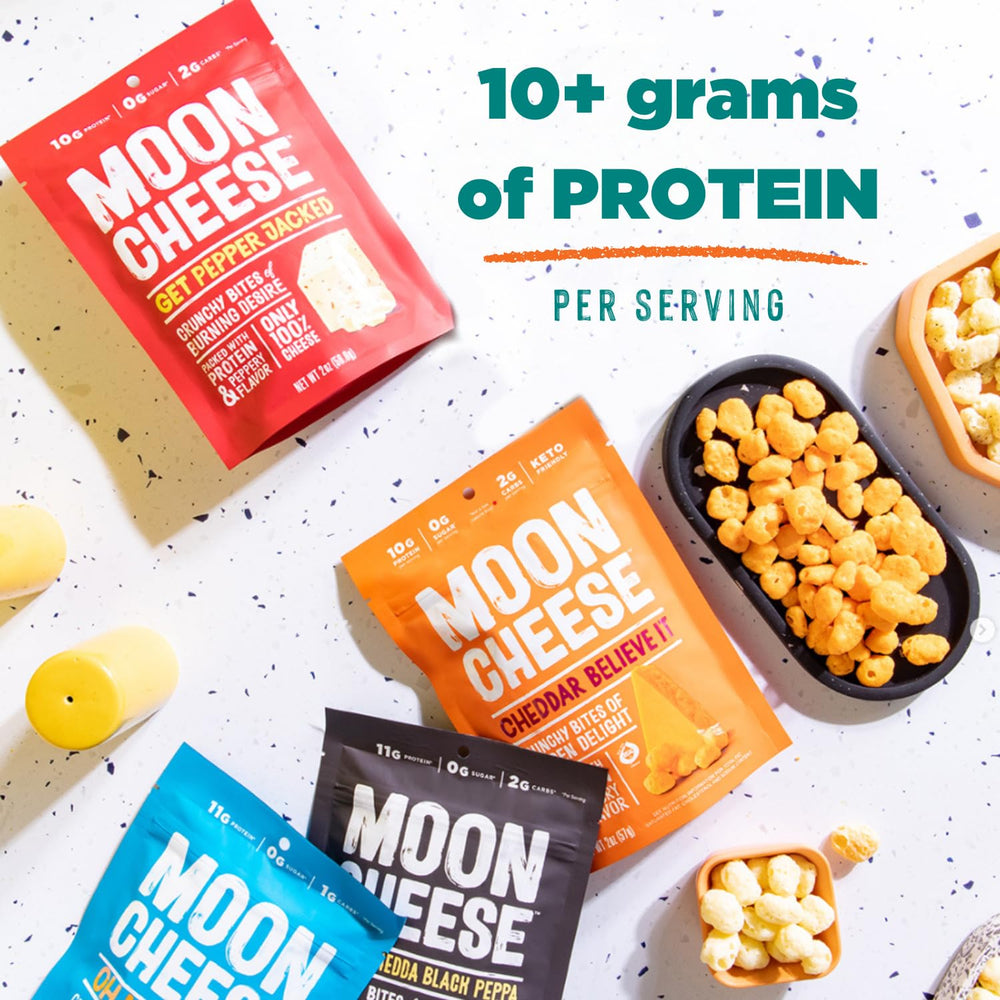 Moon Cheese Oh My Gouda bites daily snack option with rich flavor