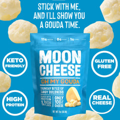 Moon Cheese Oh My Gouda bites protein calcium boost in a gluten-free snack