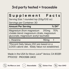 Moon Juice Magnesi-Om ingredients blend close-up emphasizing bioavailability
