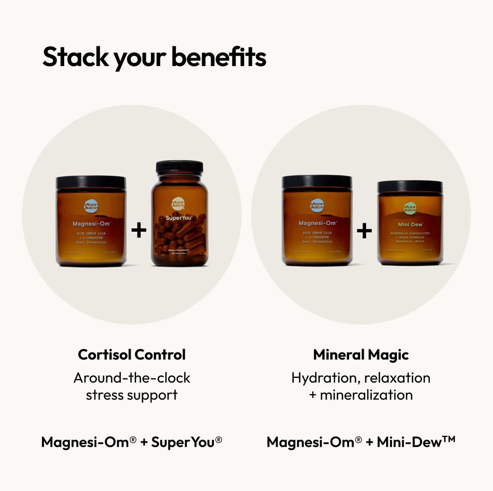 Moon Juice Magnesi-Om vegan and non-GMO certification on pack
