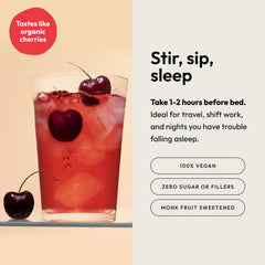 Moon Juice Sleepy Magnesi-Om cherry flavor enhances taste without sugar or artificial additives