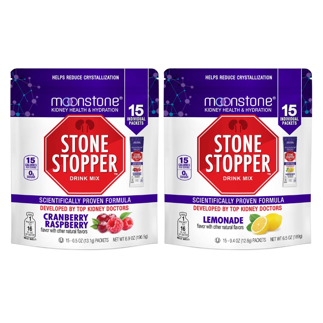 Moonstone Stone Stopper Drink Mix Cranberry Raspberry Lemonade - hydration lifestyle hero.