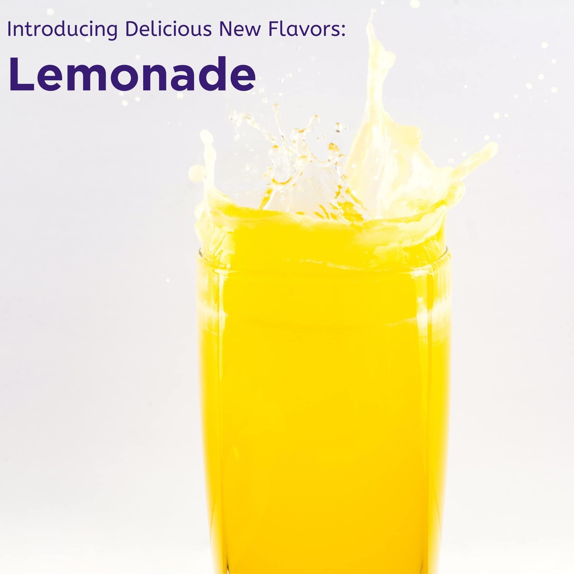Moonstone Stone Stopper Drink Mix powder dissolving in a glass of water for hydration