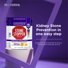 Moonstone Stone Stopper Drink Mix pour promotes quick, easy hydration on the move.