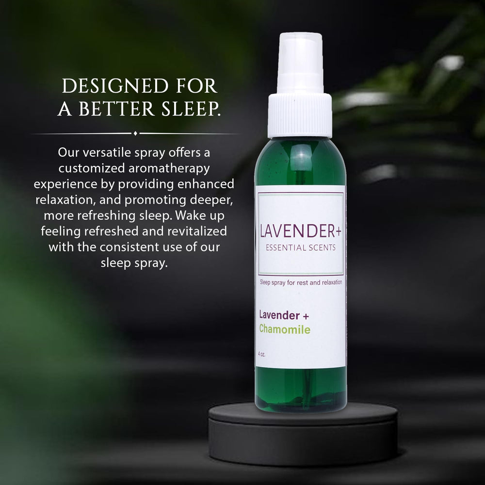 Moonwater Elixirs Lavender Sleep Spray being poured over linens to refresh bedtime routine.