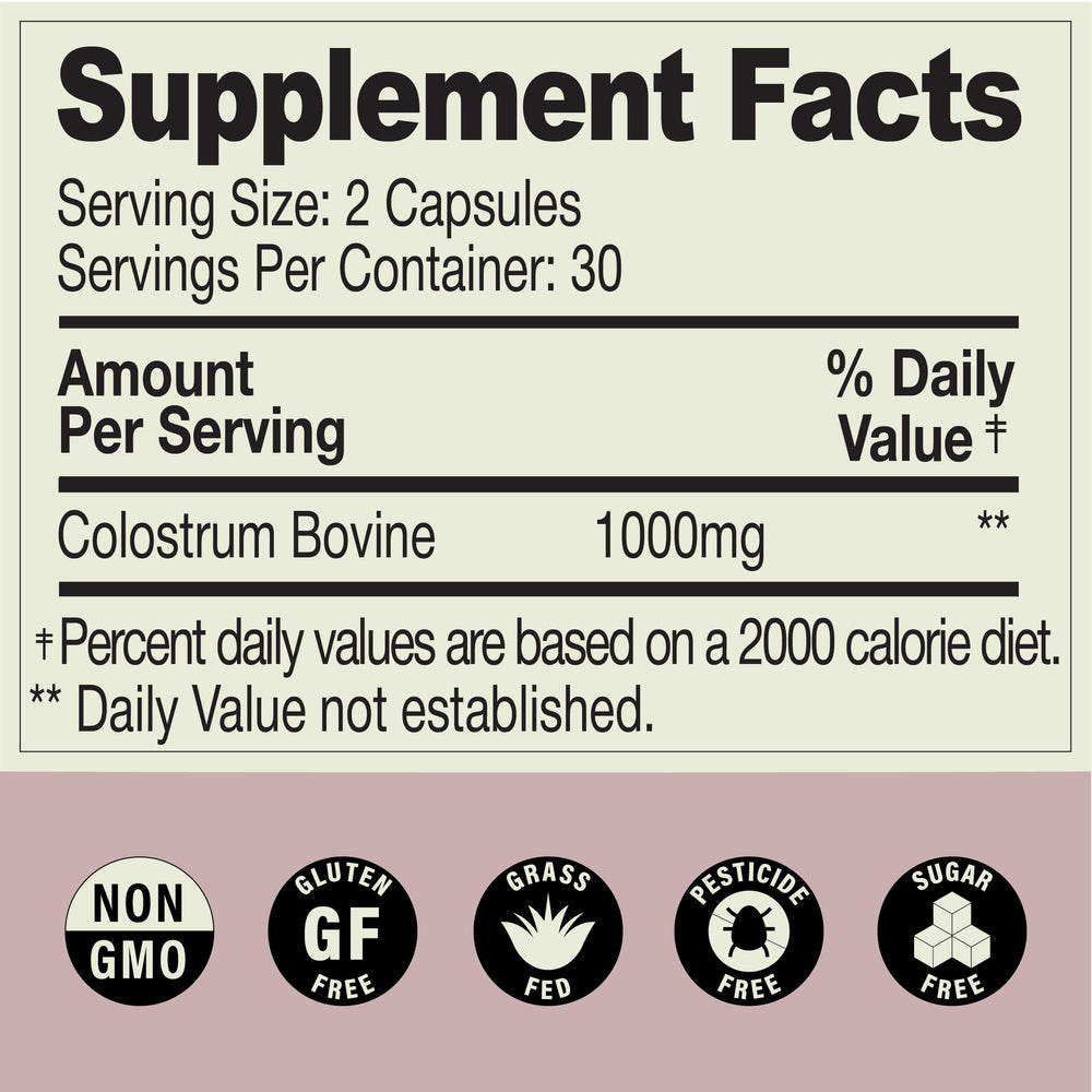 MOOVE colostrum capsules daily usage scene illustrating simple routine.