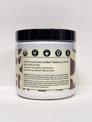 MOOVE Colostrum powder blends into coffee or smoothies for convenient daily nutrition.
