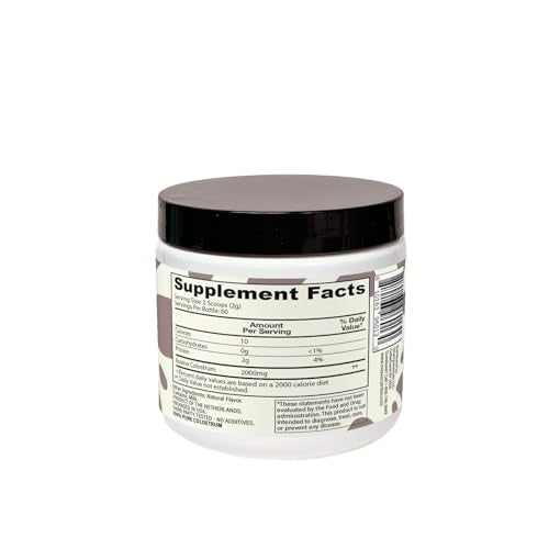 MOOVE vanilla bean flavored colostrum powder scoop adds creamy flavor to coffee.