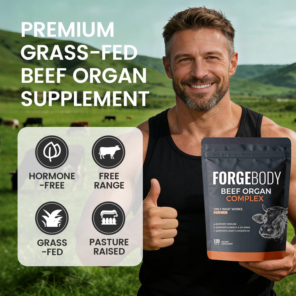 MORANDEE Forgebody capsules closeup showing easy-to-swallow capsules for daily energy