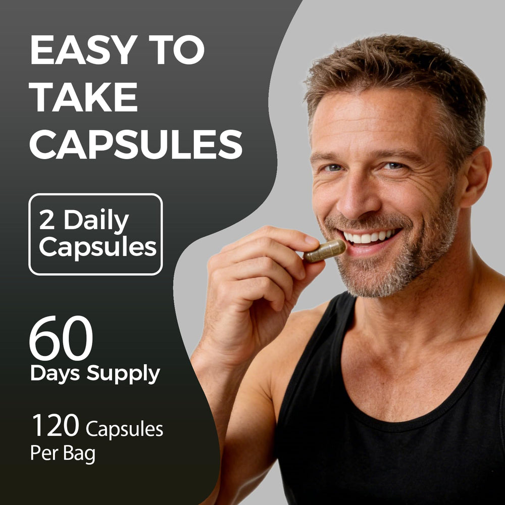 MORANDEE Forgebody packaging display emphasizing 120 capsules per bottle