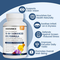 MORANDEE VisioVance bilberry extract feature for eye nourishment.