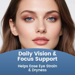 MORANDEE VisioVance blue light protection focus on screens.