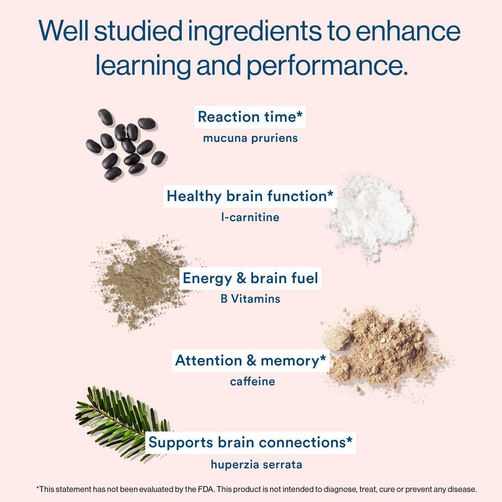 More Labs Liquid Focus 12-pack packaging, ideal for busy weeks.