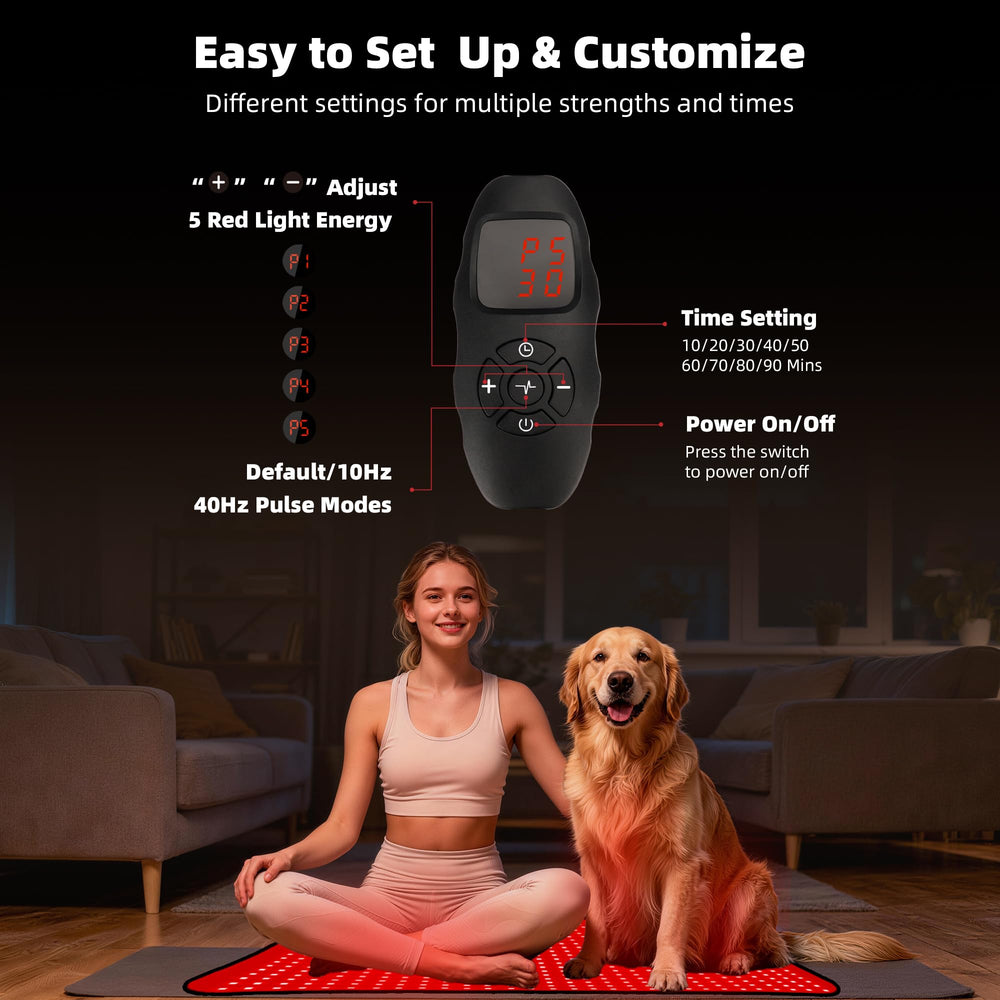 Morespond red light therapy mat shoulders relief for upper-body relaxation