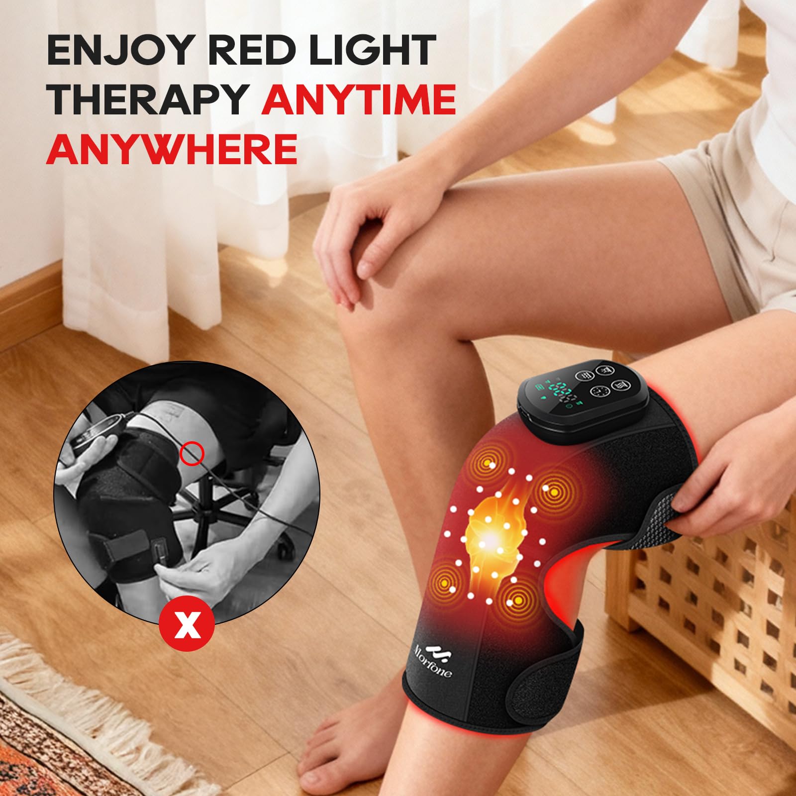 Morfone 660nm red light for surface tissue benefits