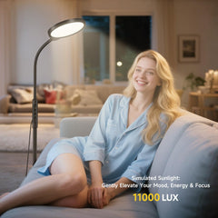 Morfone light-therapy-lamp remote-control panel for quick adjustments
