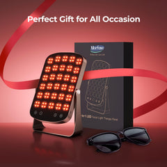 Morfone red light panel ready with four wavelengths for full-body use.