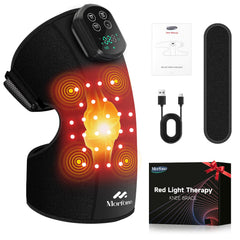 Morfone red light knee device front view for targeted relief