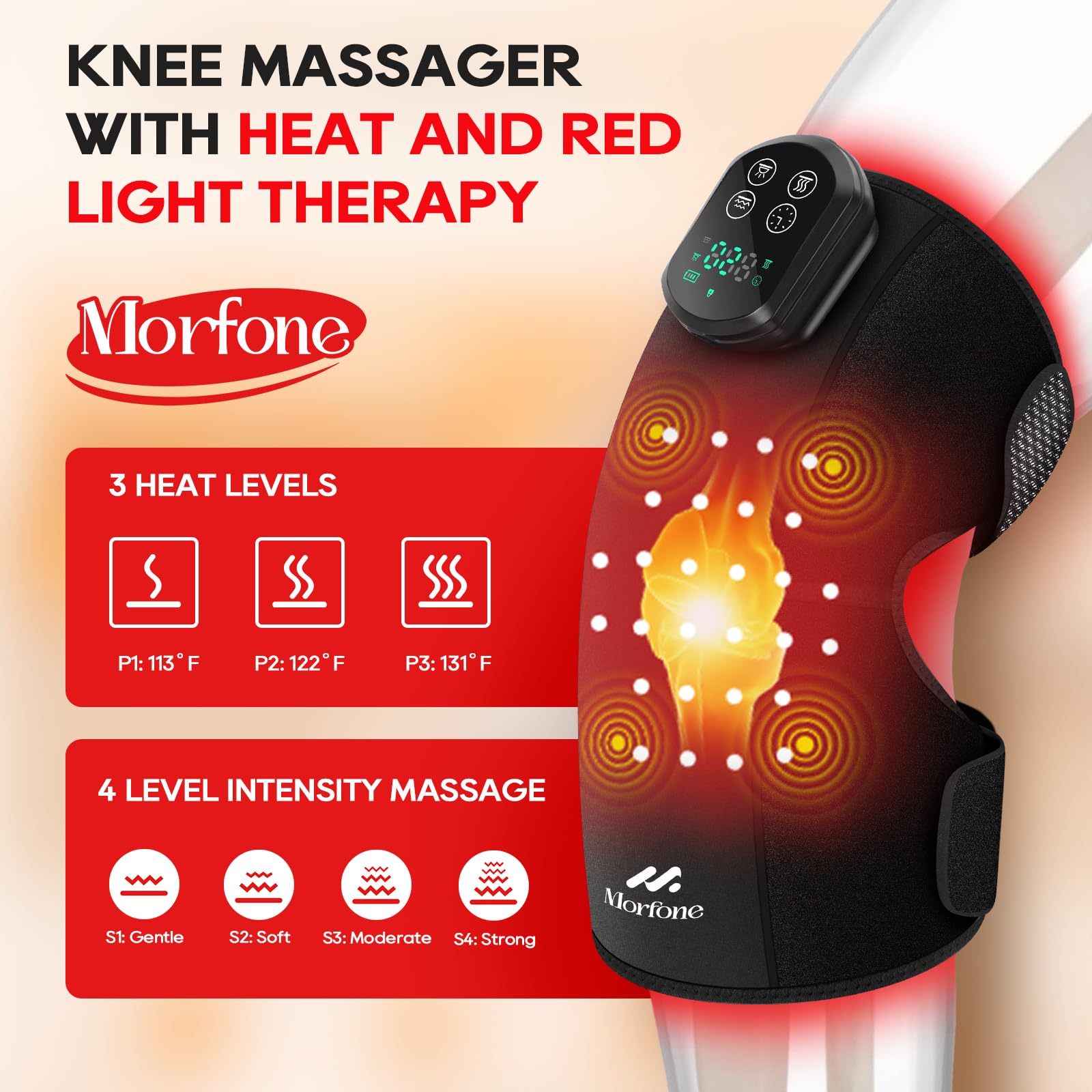 Morfone wireless 5000mAh battery for portable therapy sessions