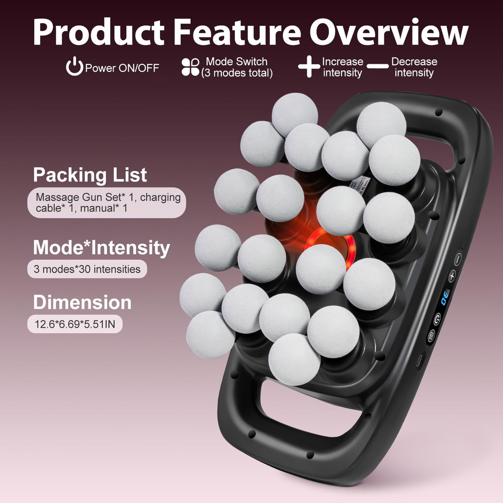 Morlivan attachments array highlighting versatile heads for targeted muscle care
