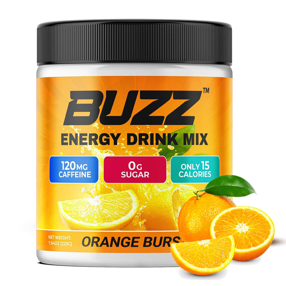 Cup with stirred Morning Buzz ready for pre-workout endurance.