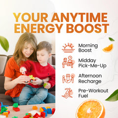 Morning Buzz scoop ready-to-mix for quick, jitter-free morning energy.