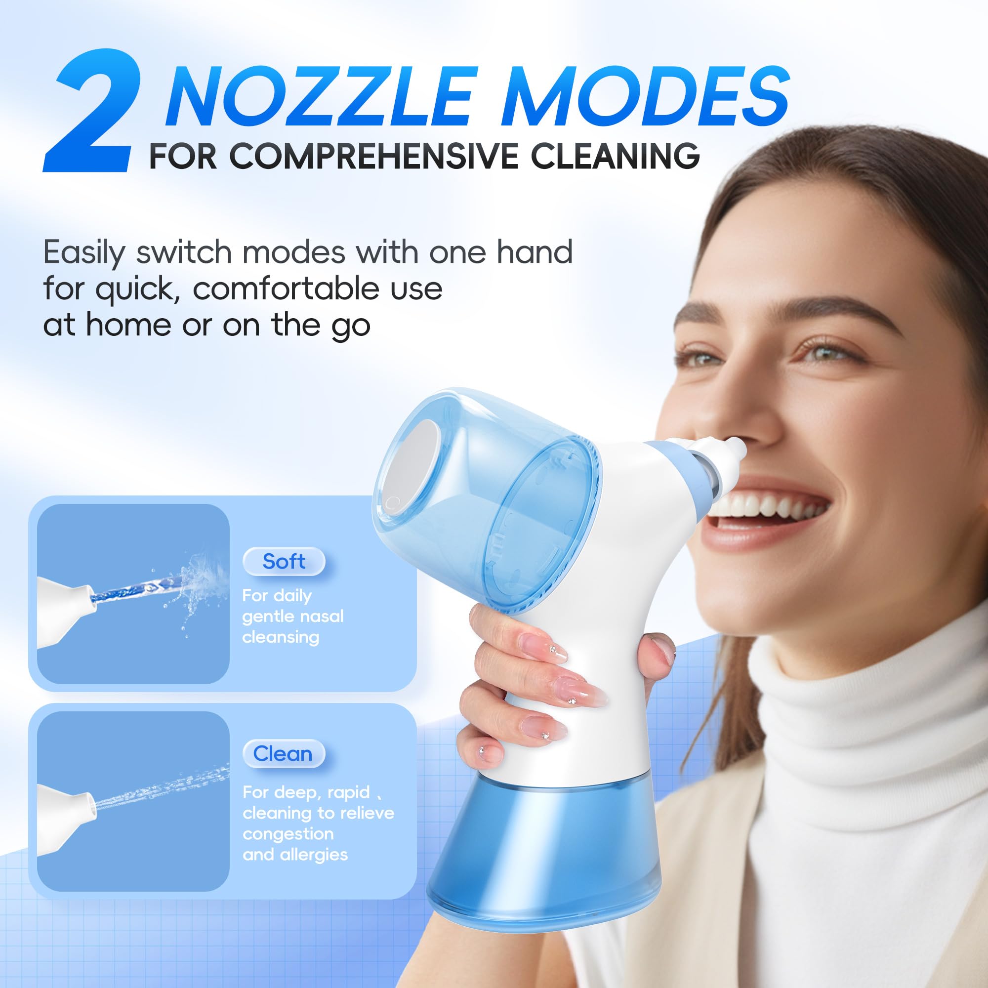 Mornwell auto-waste collection prevents spills during rinsing.