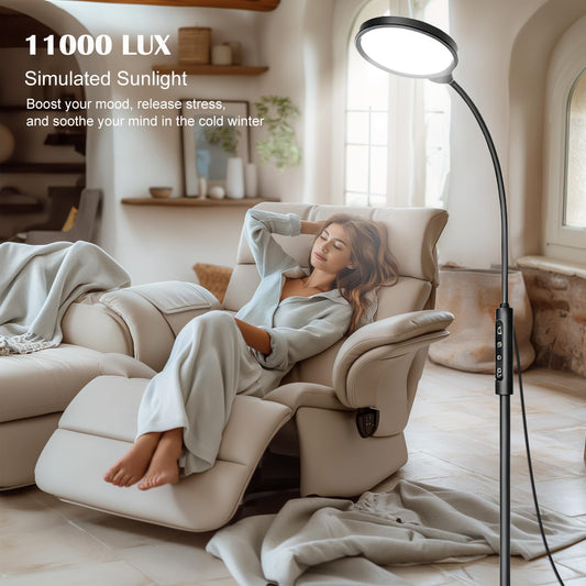 Morpholife lamp with remote for convenient, flexible operation.